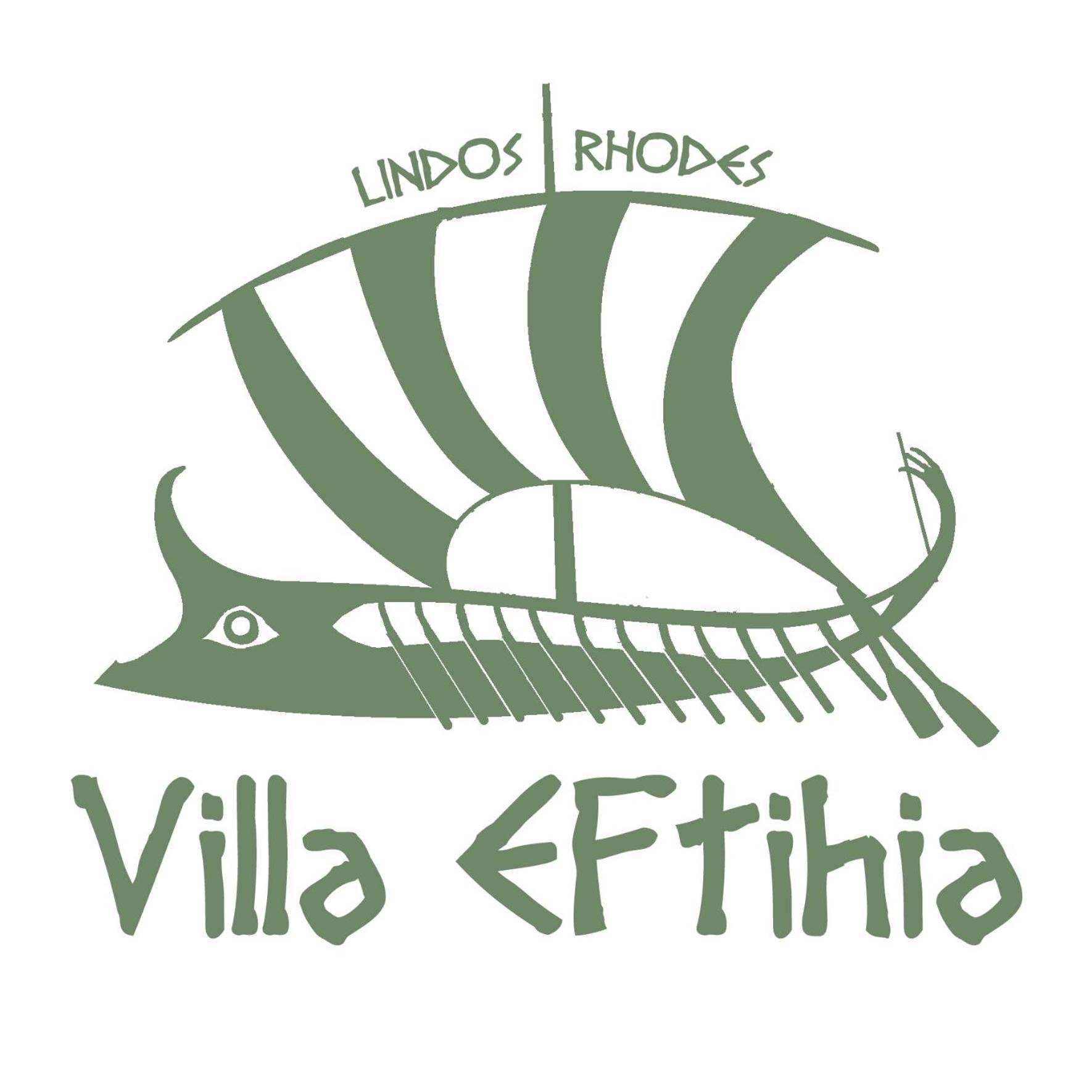 Villa Eftihia in Lindos Esterno foto