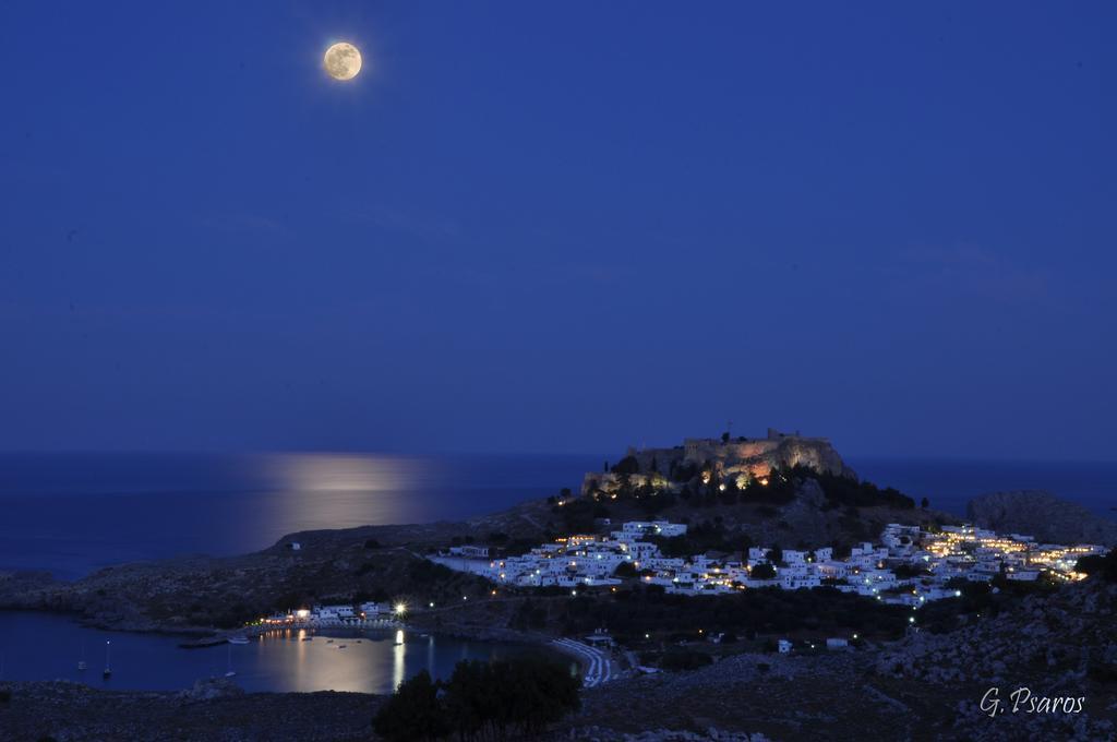 Villa Eftihia in Lindos Esterno foto
