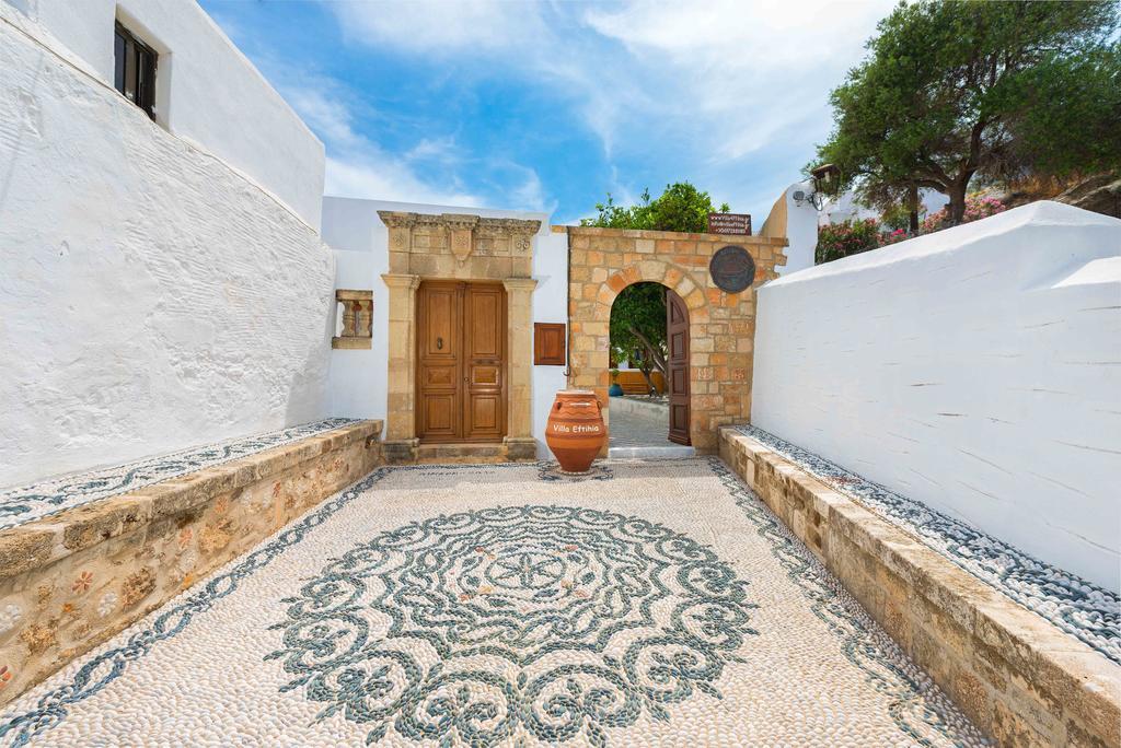 Villa Eftihia in Lindos Esterno foto