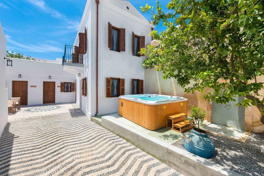 Villa Eftihia in Lindos Esterno foto