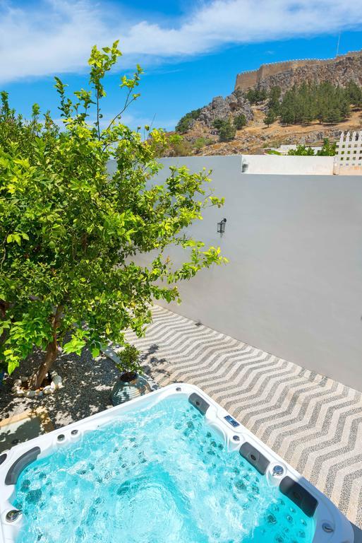 Villa Eftihia in Lindos Esterno foto