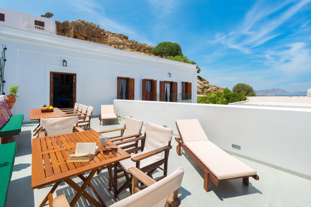 Villa Eftihia in Lindos Esterno foto